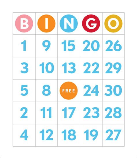 Downloadable Free Printable Bingo Cards Free Templates Printable