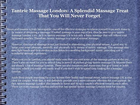 Calaméo Tantric Massage London Alleviating Stress And Bodily Tensions