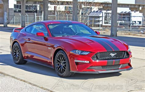 2018 2019 Ford Mustang Racing Stripes Stage Rally Vinyl Graphics 7