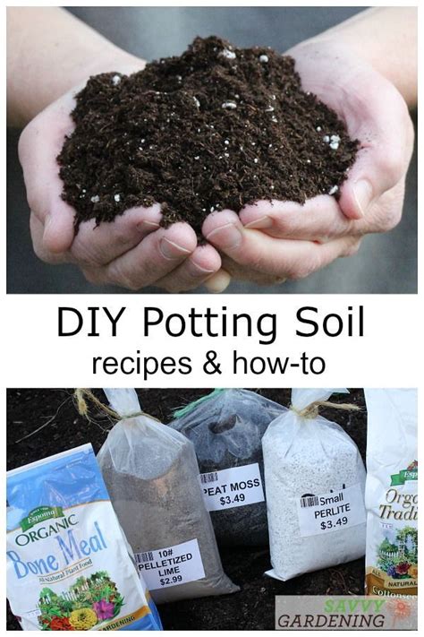 Potting soil, also called potting mix, is a soilless blend of ingredients used to grow plants. DIY Potting Soil: 6 Homemade Potting Mix Recipes for the ...