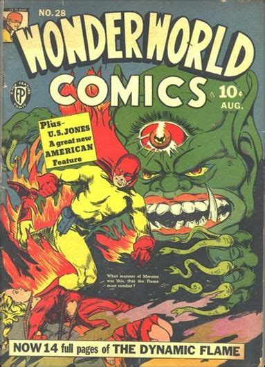 Wonderworld Comics 28 A Aug 1941 Comic Book By Fox