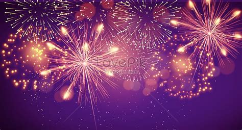 Beautiful Fireworks Fireworks Firecrackers Blooming Color New Year