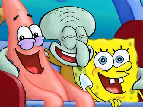 Spongebob Patrick And Squidward Patrick Star Spongebob Wallpaper