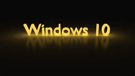 Windows 10 Yellow Glowing 4k Ultra Hd Wallpaper