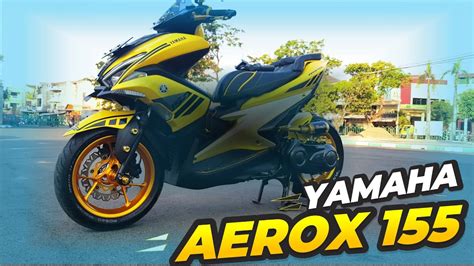 Modifikasi Aerox 155 Kuning Aerox Sport Dan Touring Style YouTube