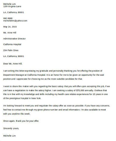 In fact, you will probably work with many if the client is still interested after that initial exchange then i can be pretty certain that they'll pay 20 cents. FREE 5+ Sample Salary Negotiation Letter Templates in MS Word