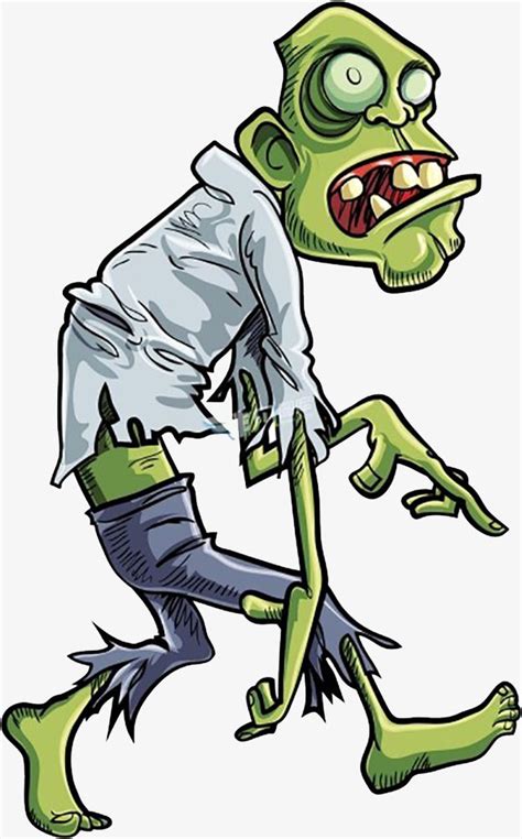 Cartoon zombie PNG and Clipart | Zombie cartoon, Zombie drawings, Zombie illustration