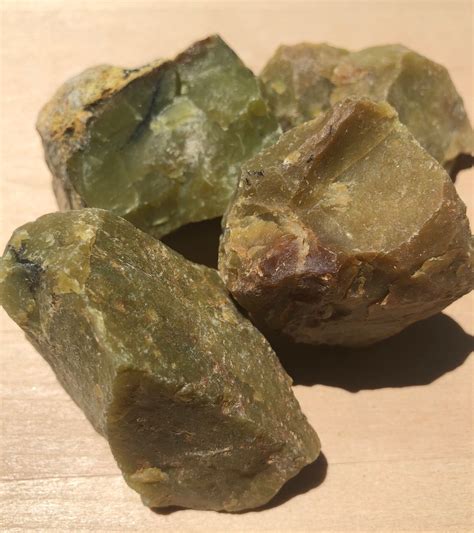 Green Opal Raw Gemstones Rocks Green Opal Minerals And Gemstones