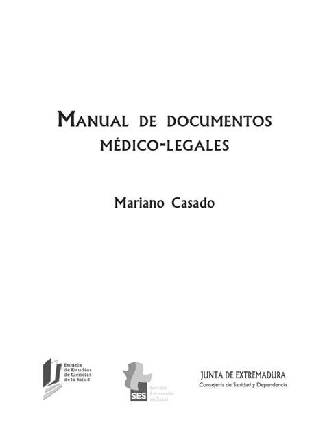 Manual Documentos Medico Legales Unlocked Pdf