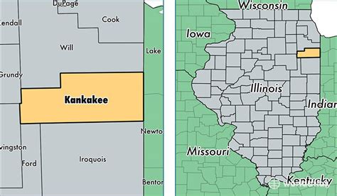 Kankakee County Il Wall Map Color Cast Style By Marketmaps Mapsales