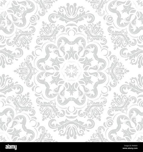 Seamless Pattern Wallpaper Vintage Grey Hi Res Stock Photography And