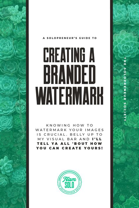 5 Ways To Create A Branded Watermark For Your Images