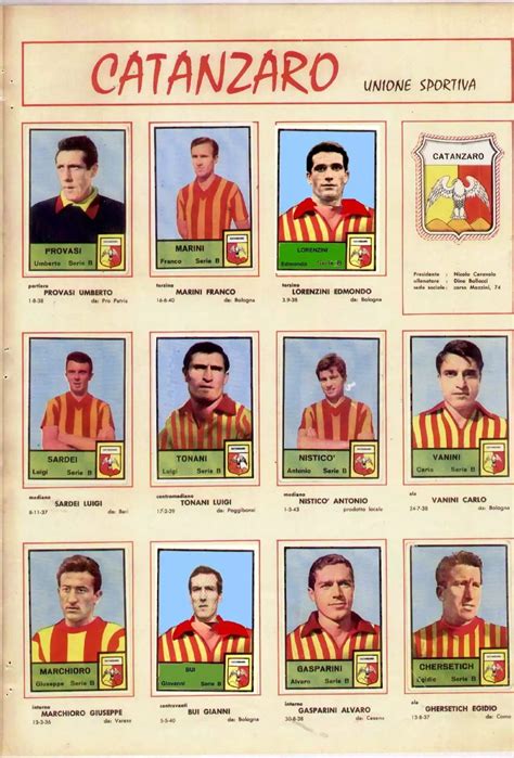 Dal 2002 il sito più amato e seguito dai tifosi del catanzaro calcio. 1965-1966 Catanzaro | Calcio, Calciatori, Sport
