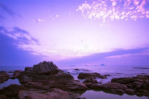 Taiwan Scenic Area Keelung North Coast Natural Geological Rocks
