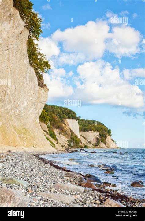 East Coast Of Ruegen Germany With Its Famous Chalk Cliffs At Jasmund