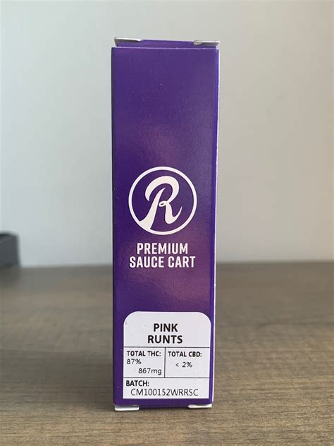 Runtz Pink Runts Premium Sauce Cart – HOTBOX