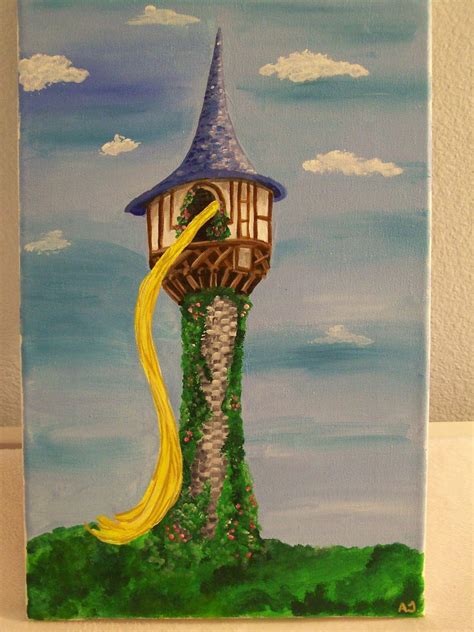 Rapunzel Tower Disney Canvas Art Disney Paintings Disney Canvas Paintings