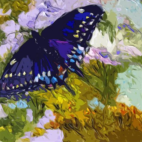 Abstract Butterfly Painting At Explore Collection