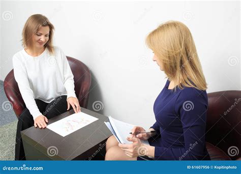 Psychologist Consulting Pensive Man During Stock Photo Image Of