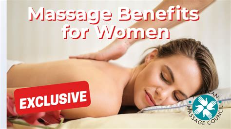Massage Benefits For Women American Massage Council