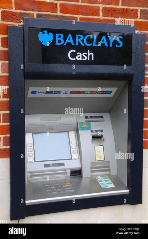 Cash Dispenser Atm Machine Barclays Stock Photo Alamy
