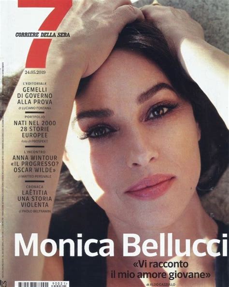 Monica Bellucci On Instagram Just Out Cover Story For Corriere Della