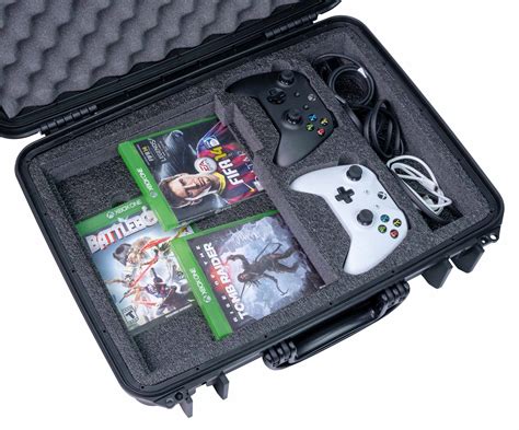 Xbox One X S Heavy Duty Travel Case Gaming Console Cases Case Club