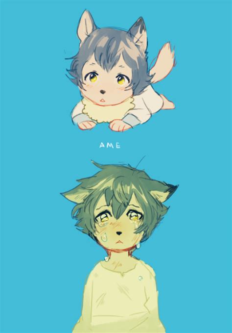 Wolf Children Ame And Yuki Wolf Children Ame And Yuki Wolf Children