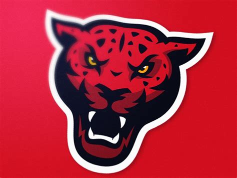 Red Panther By Mateusz Putylo Panther Logo Panther Art Sports Art