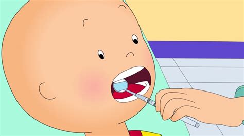 Maybe you would like to learn more about one of these? Caillou en Français- Caillou chez le dentiste | dessin ...