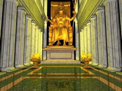 Άγαλμα του ολυμπίου διός (statue of zeus at olympia). The statue of Zeus at Olympia Wallpapers High Quality ...