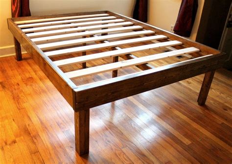 Only comes with one rail. Raised Queen Bed Frame | Wooden bed frames, Bed frame ...