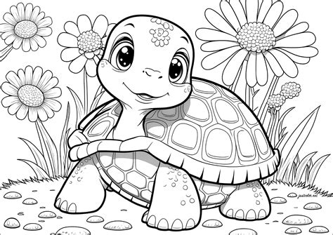 Tartaruga Sorridente Para Colorir Tartarugas Coloring Pages For Adults