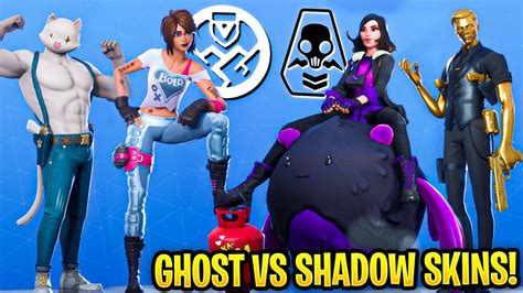 all ghost vs shadow edit styles skins tntina skye midas meowscles fortnite battle royale