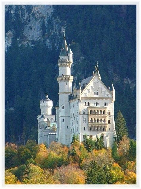 Neuschwanstein Castle In Bavaria The South Of Germany Lies One Of The