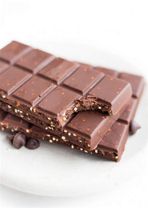 Chocolate Quinoa Crunch Bars Gluten Free Chocolate Recipe