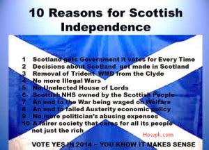 Scottish Independence Referendum Scotland Want Freedom Howpk
