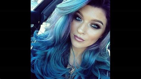 This is a perfect color that looks black indoors. How To Make Permanent Blue Hair Dye At Home Easily - YouTube