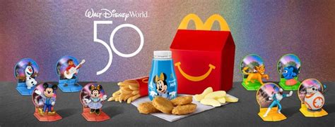 Mcdonalds Happy Meal Toys Celebrate 50 Years Of Disney World