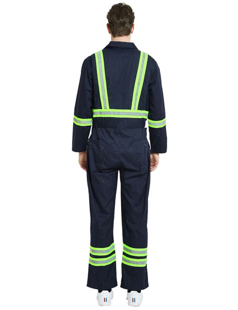 Toptie Mens Coverall Overall Mechanic Work Jumpsuit Short Long Sleeve
