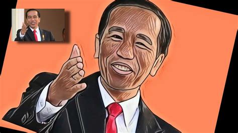 Mr President Joko Widodo Cartoon Tutorial Youtube
