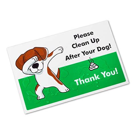 Mr Pen Yard Signs No Pooping Dog Signs For Yard Pick Up Your Dog