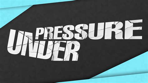 Under Pressure September Message Series At Trailhead Church