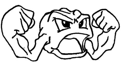 Geodude Coloring Picture Of Pokemon 74 Coloring Home