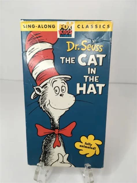 3 DR SEUSS Sing Along Classics VHS Tape Lot Lorax Highway Cat In The