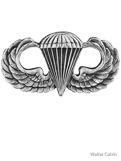 Army Parachute Wings Stickers By Walter Colvin Redbubble