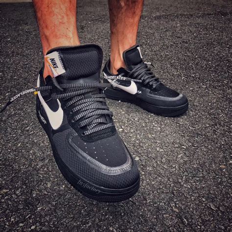 Off White Nike Air Force 1 Low Black Ao4606 001 Release Date