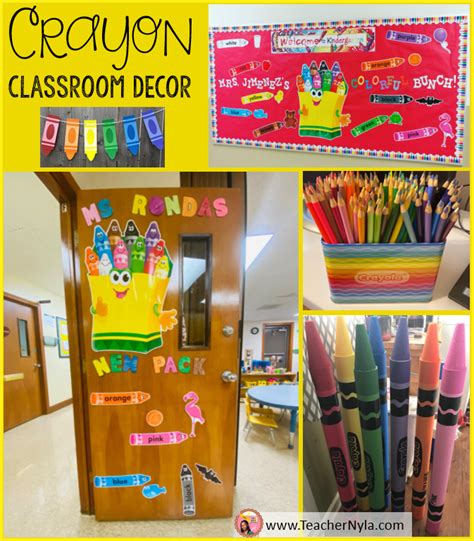 Crayon Classroom Decor Crayon Themed Classroom Kindergarten