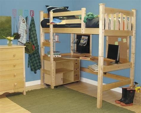 Schlemmer junior twin loft bed. Loft Beds With Desks | The Owner-Builder Network