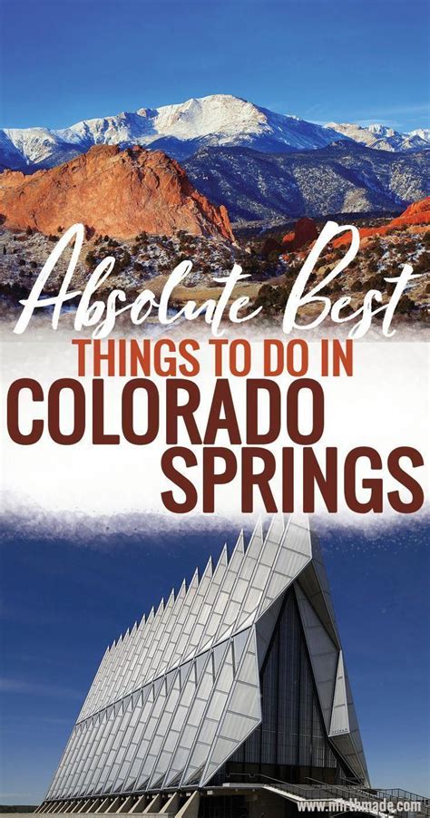 Best Things To Do In Colorado Springs A Complete Guide To The Best